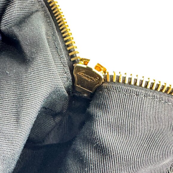 BURBERRY Royal Blue Orchard Bowling Grained Leather Satchel Shoulder Bag - Picture 11 of 16